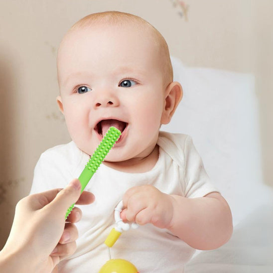 anneau-dentition-bebe-vert-lime