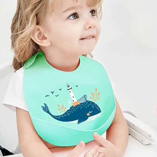 bavoir-silicone-vert