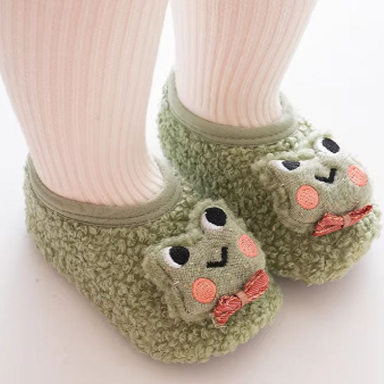 chausson-bebe-grenouille