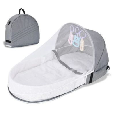 PARC BÉBÉ PLIABLE | QUICK-SLEEP™ -  LIT PORTABLE 2-EN-1