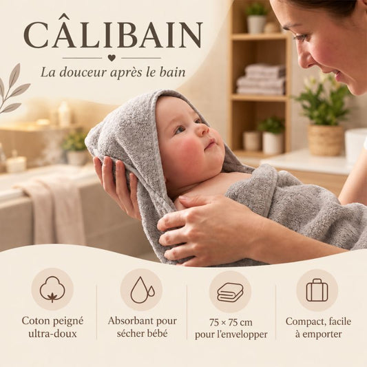 Tablier de bain pour bébé | Calibain