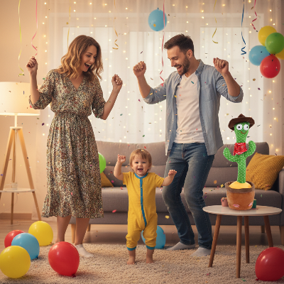 Cactus-qui-chante-party-de-famille-avec-le-cactus-cowboy