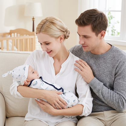 Couverture-d-emmaillotage-pour-bebe-entoure-de-ses-deux-parents