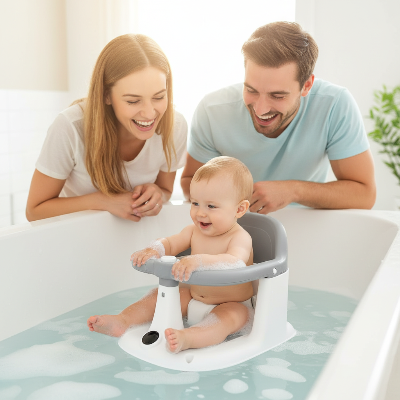 Siege-baignoire-pour-bebe-dans-leau