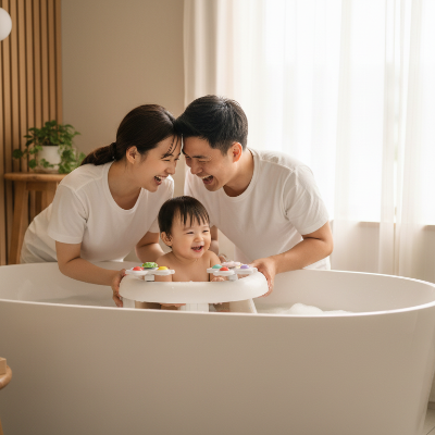 Siege-bain-famille-baignoire