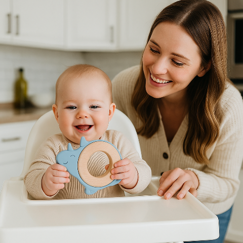 ANNEAU DE DENTITION RÉFRIGÉRÉ choupi bleu