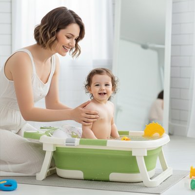 Baignoire-bébé-pliable-dossier-incliné 