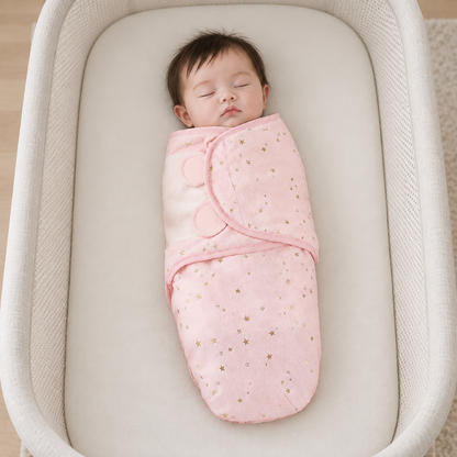 bebe--endormi-sur-le-dos-dans-sa-bassinette-enveloppe_dans-la-couverture-emmaillogtage-bebe