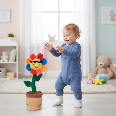 cactus-bebe-avec-la-fleur-multicolore
