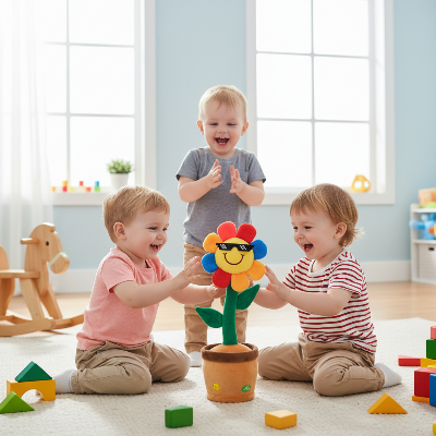 cactus-bebe-enfants-avec-la-fleur-multicolore