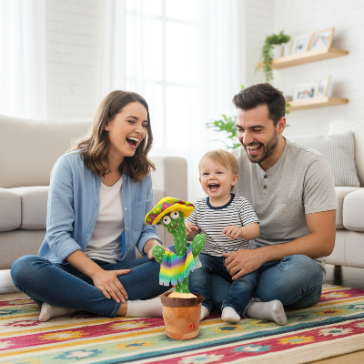 cactus-bebe-jouet-famille-avec-le-cactus-mexico