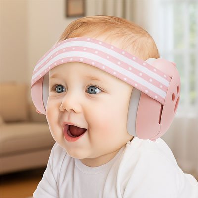 Casque-anti-bruit-bébé-ajustable