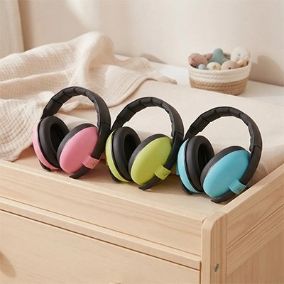 Casque anti bruit bébé doux