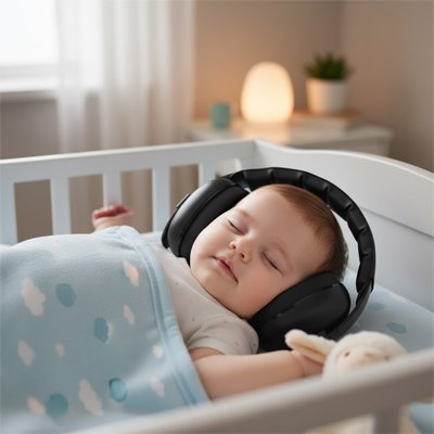 Casque-anti-bruit-bébé-pour-sieste