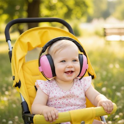 Casque-anti-bruit-bébé-rose