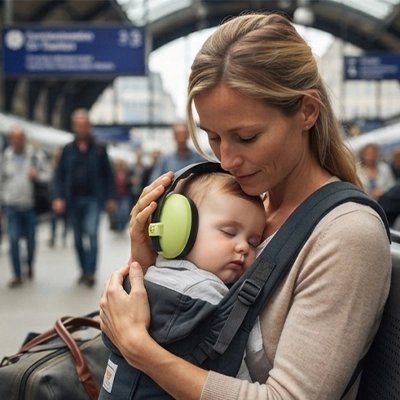 Casque anti bruit bébé silencieux
