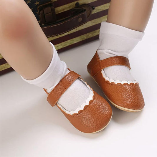 chaussure-bebe-fille-marron