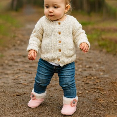 Chaussure-bebe-fille-matiere-douces