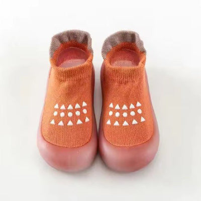 Chaussure-bebe-souple-orange
