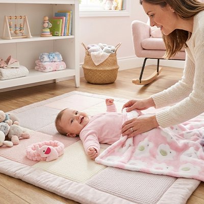 Couverture-enveloppante-bébé-à-motif