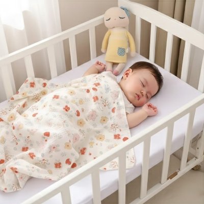 Couverture-enveloppante-bebe-motif-decoratif