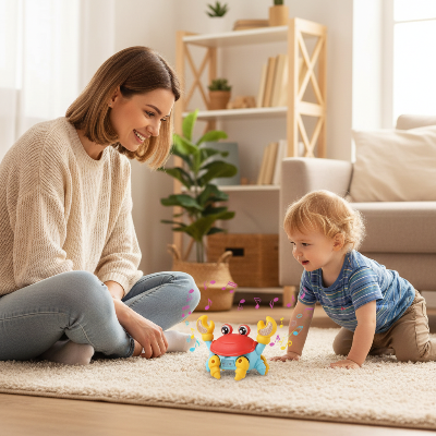 crabe-bebe-maman-avec-enfant