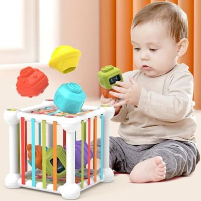 cube-d-activite-bebe-multicolore