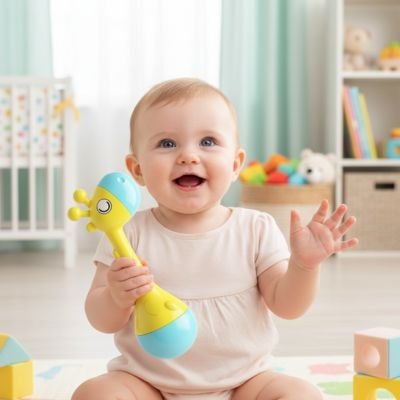 Hochet-bébé-sonorité-douce 