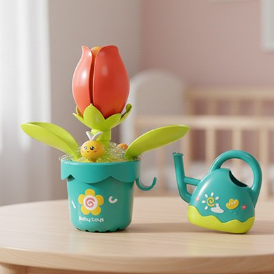 Jouet-baignoire-bebe-pot-de-fleur