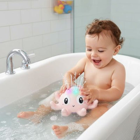 Jouet baignoire bebe rose mignon