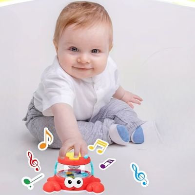 jouet-crabe-bebe-enfant-par-terre