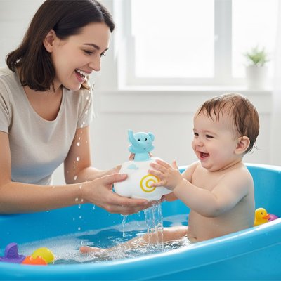 Jouet-de-bain-pour-bebe-bleu-parfait