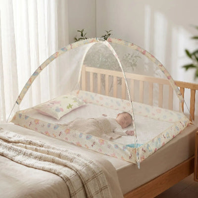 moustiquaire-lit-bebe-beige