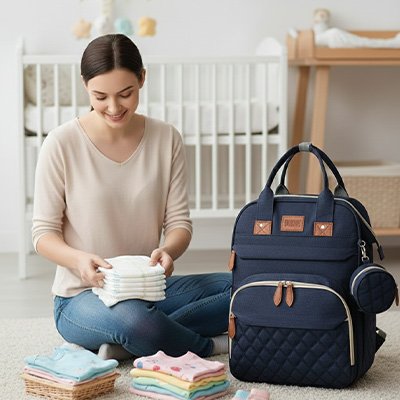 sac-à-dos-langer-bébé-matériaux-imperméable