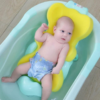 Siege-de-bain-bebe-jaune-banane