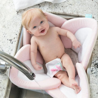 Siege-de-bain-pour-bebe-rose