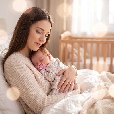 sucette-tetine-incassable-maman-avec-bebe-dans-ses-bras