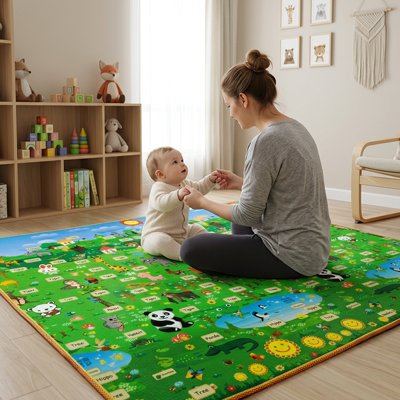Tapis de sol bébé imagination
