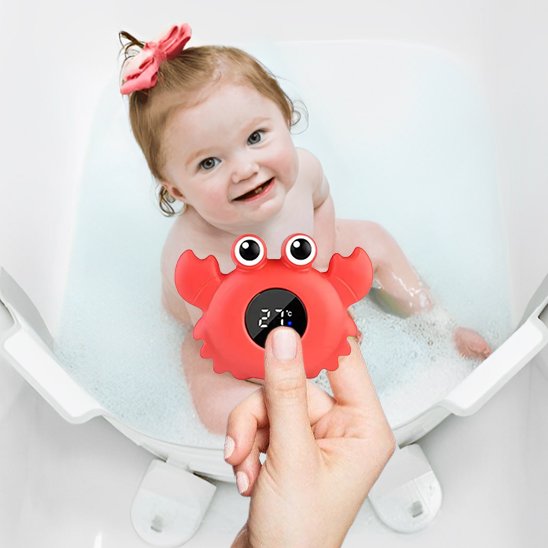 Thermomètre bain bébé amusant