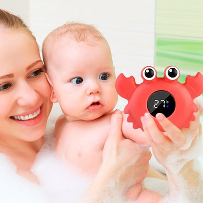 Thermomètre bain bébé crabe