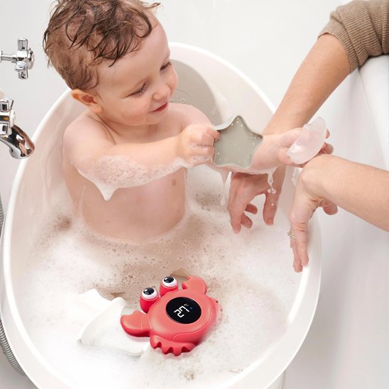 Thermomètre bain bébé securise
