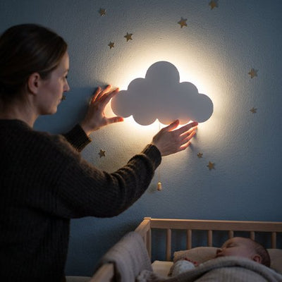 Veilleuse murale nuage